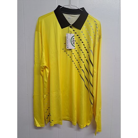 Zity Polo Shirts For‎ Men's Long Sleeve Collared Size XL - Picture 1 of 8